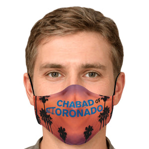 CHABAD CORONADO SUNSET - Printed Face mask