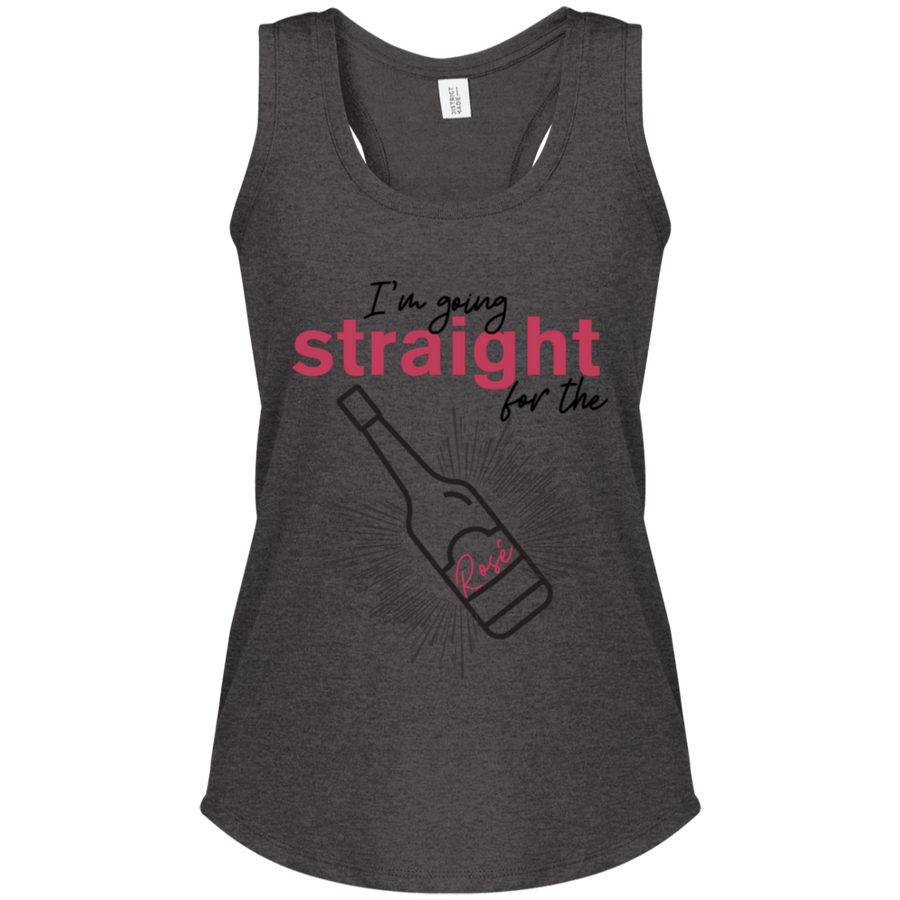 straight for the Rose -  Women's Perfect Tri Racerback Tank