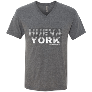 HUEVA YORK - Next Level Men's Triblend V-Neck T-Shirt