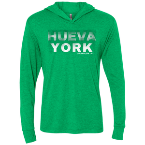 HUEVA YORK - Next Level Unisex Triblend LS Hooded T-Shirt