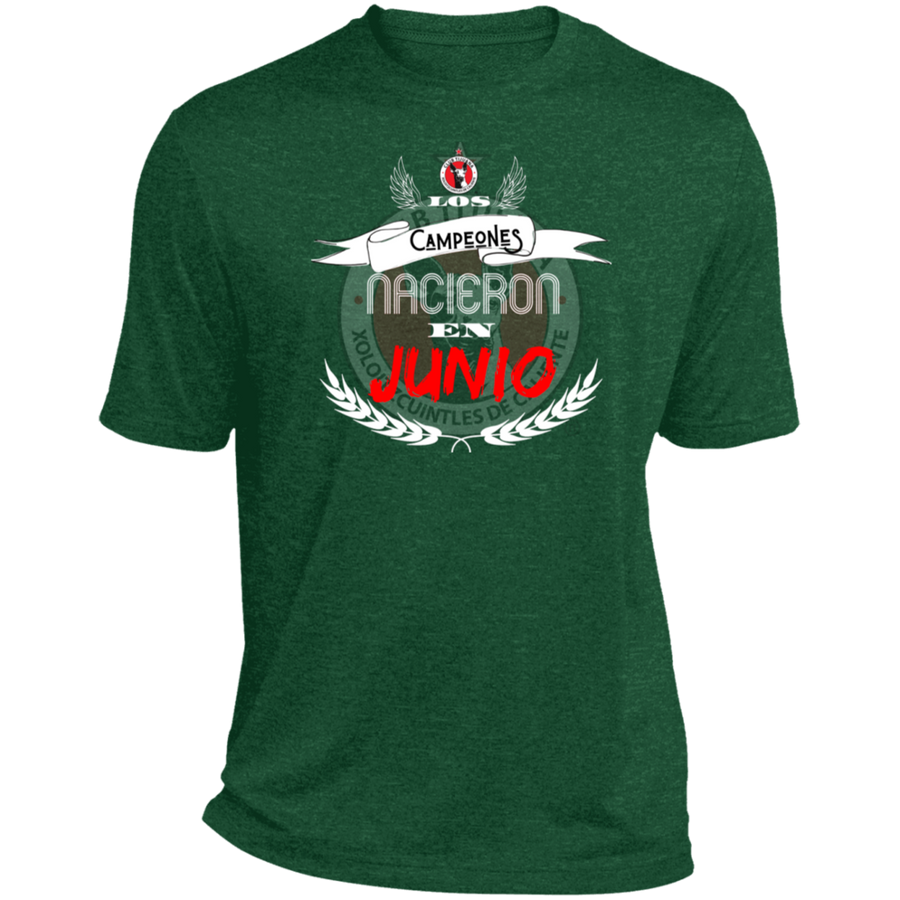 Los Campeones Nacieron en Junio- ST360 Heather Dri-Fit Moisture-Wicking T-Shirt