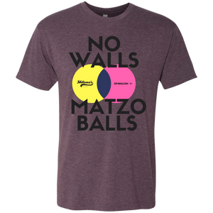 No walls, matzo balls Next Level Men's Triblend T-Shirt