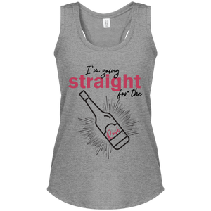straight for the Rose -  Women's Perfect Tri Racerback Tank