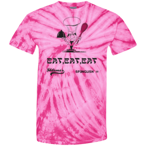 Eat, Eat , Eat - 100% Cotton Tie Dye T-Shirt