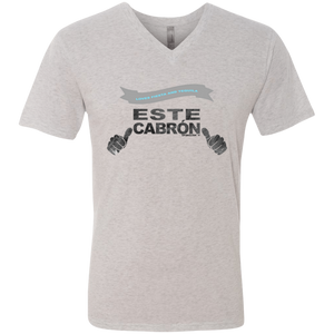ESTE CABRON -  Next Level Men's Triblend V-Neck T-Shirt