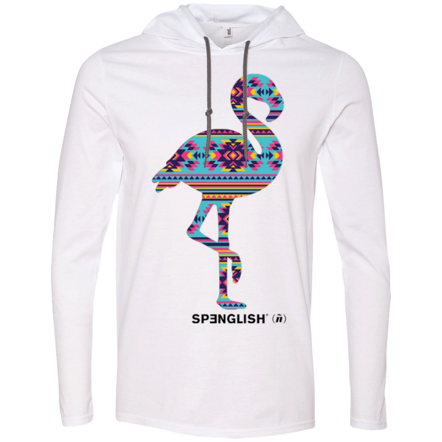 Flamingo - Anvil LS T-Shirt Hoodie
