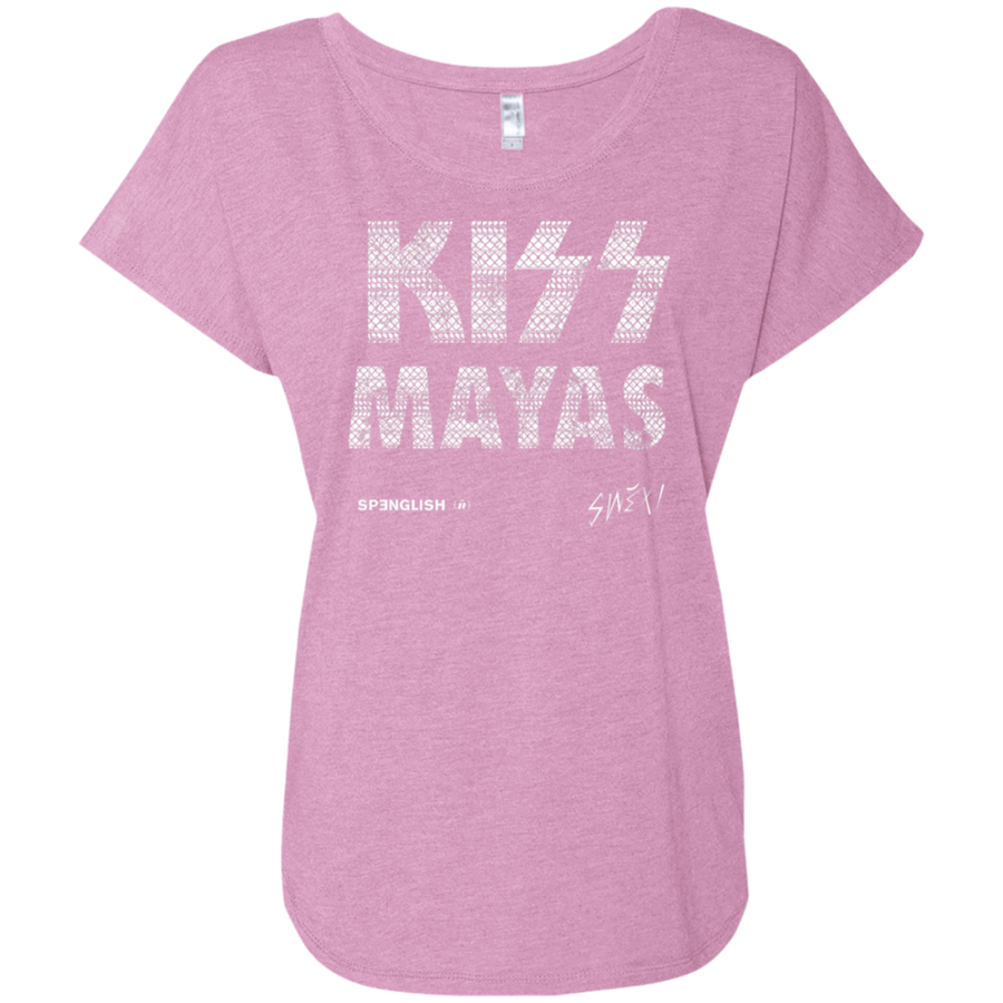 Kiss Mayas -  Ladies' Triblend Dolman Sleeve