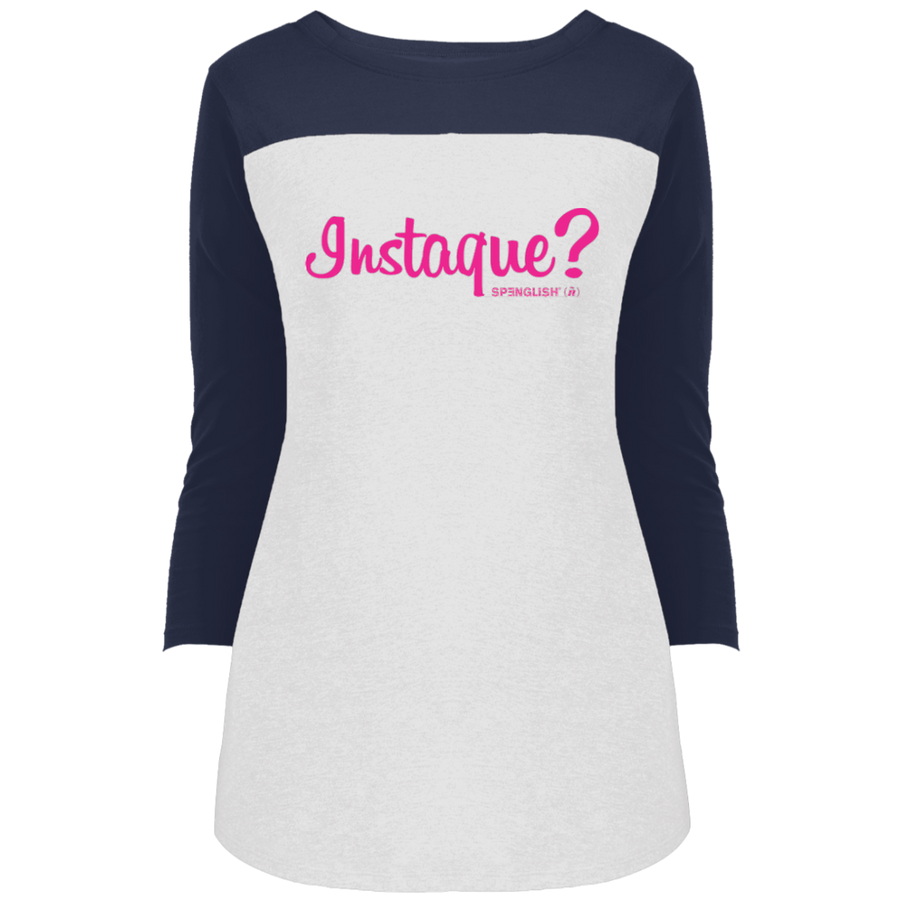 INSTAQUE? - District Juniors' Rally 3/4 Sleeve T-Shirt