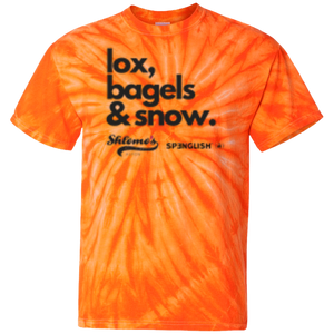 Lox, bagels & snow - unisex 100% Cotton Tie Dye T-Shirt