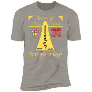 Never give up hope - Premium Short Sleeve T-Shirt