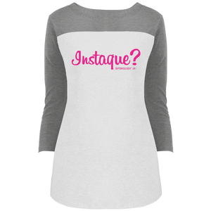 INSTAQUE? - District Juniors' Rally 3/4 Sleeve T-Shirt