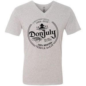 DON JULY - Next Level unisex Triblend V-Neck T-Shirt
