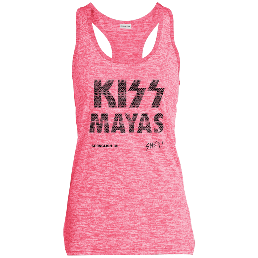 Kiss Mayas - Sport-Tek Ladies' Moisture Wicking Electric Heather Racerback Tank