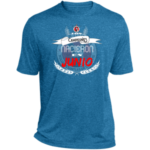 Los Campeones Nacieron en Junio- ST360 Heather Dri-Fit Moisture-Wicking T-Shirt