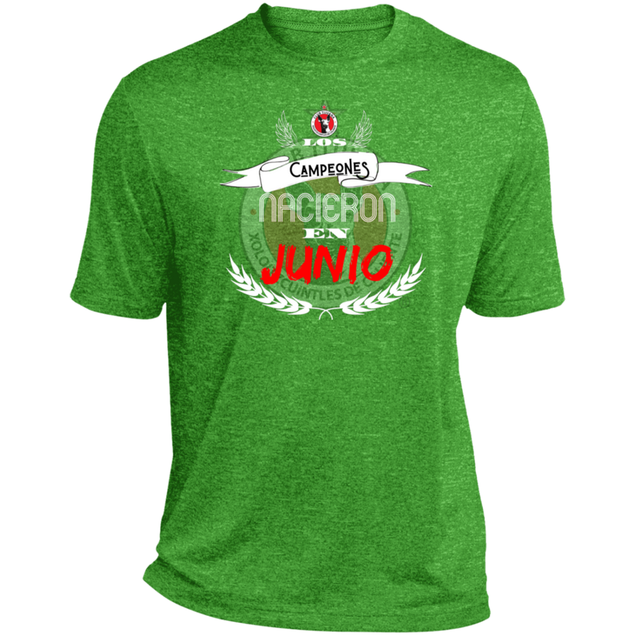 Los Campeones Nacieron en Junio- ST360 Heather Dri-Fit Moisture-Wicking T-Shirt