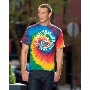 When you are full of love - CD100 100% Cotton Tie Dye T-Shirt