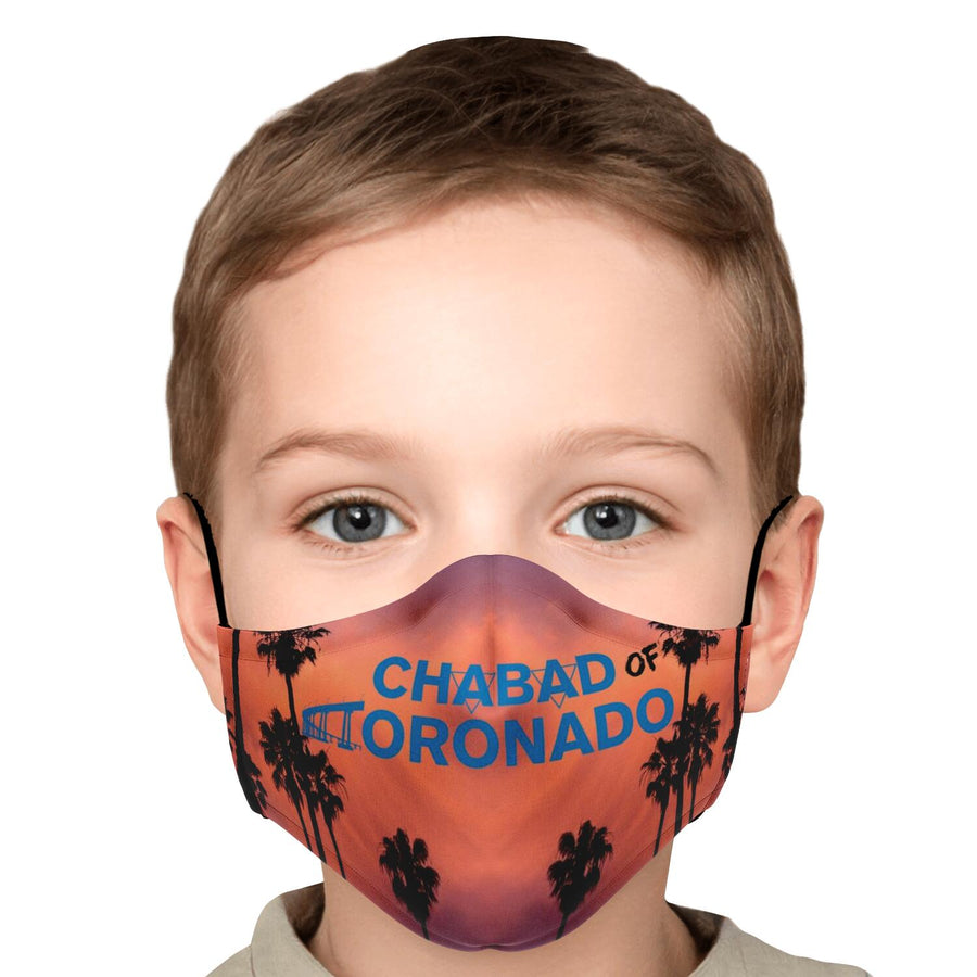 CHABAD CORONADO SUNSET - Printed Face mask