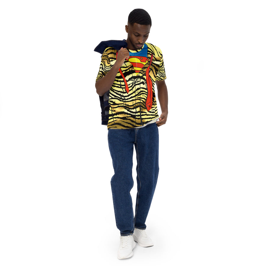 superman leopard - Men's t-shirt