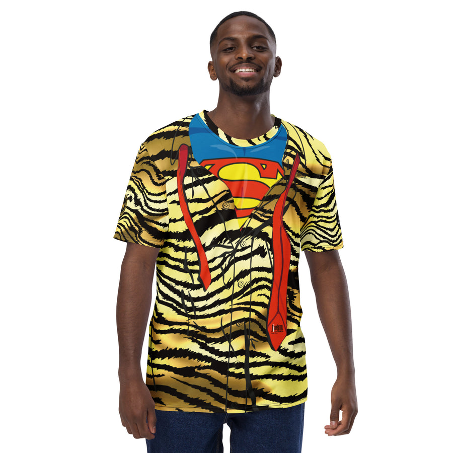 superman leopard - Men's t-shirt