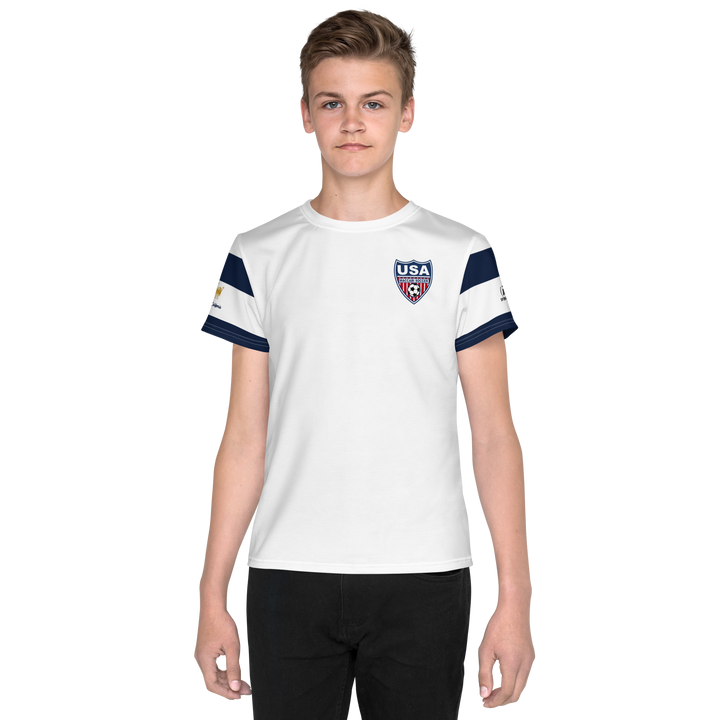 USA MACCABI ABADI - Youth crew neck t-shirt