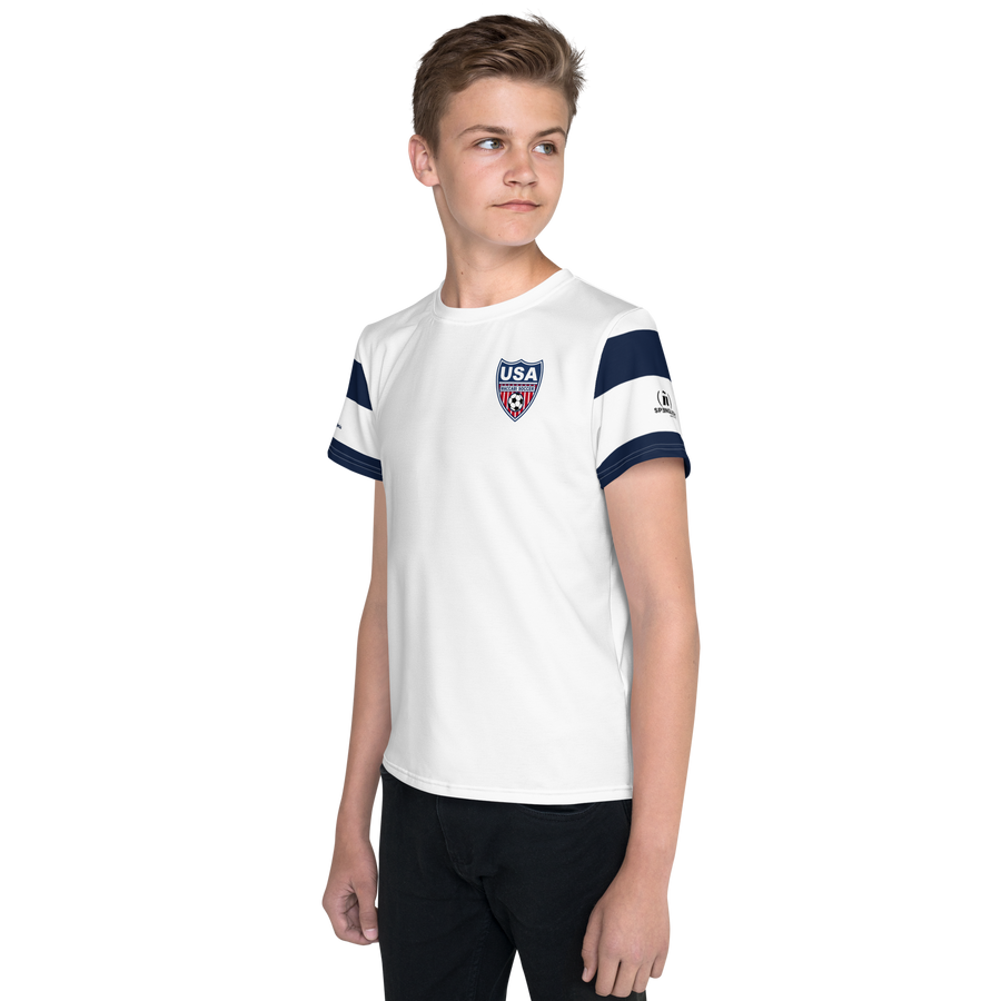 USA MACCABI ABADI - Youth crew neck t-shirt