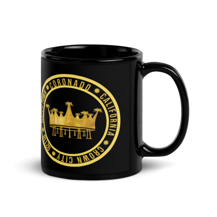 Coronado California crown city happy town 92118 - Black Glossy Mug