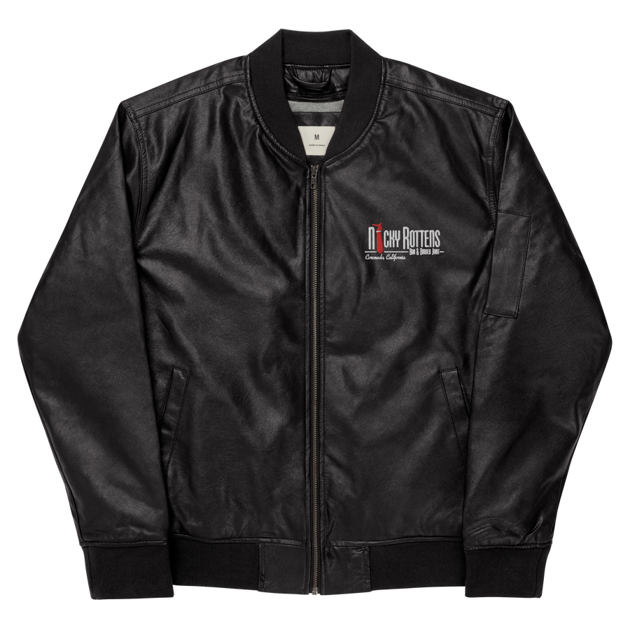 Nicky Rottens Coronado -  Leather Bomber Jacket