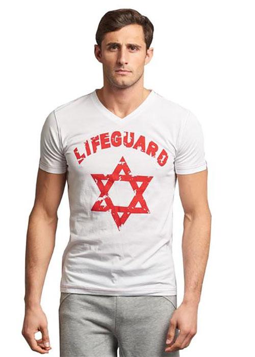 LIFEGUARD ✡ - Unisex Short Sleeve V-Neck T-Shirt