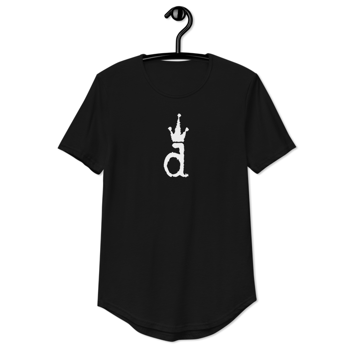 NADO republic  D LOGO. -Men's Curved Hem T-Shirt