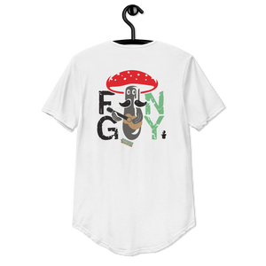 FUN GUY - Men's Curved Hem T-Shirt back print