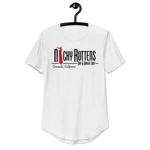 Nicky Rottens Come Be Rotten - Men's Curved Hem T-Shirt