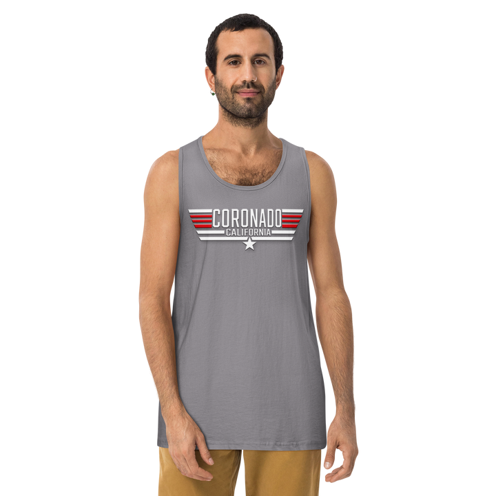 Coronado California Top Gun - Men’s premium tank top