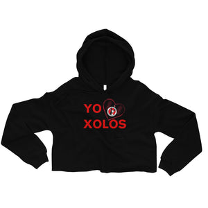 YO (heart) XOLOS - Crop Hoodie