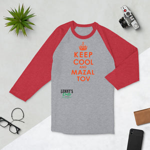 KEEP COOL AND MAZALTOV - 3/4 sleeve raglan shirt