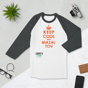 KEEP COOL AND MAZALTOV - 3/4 sleeve raglan shirt