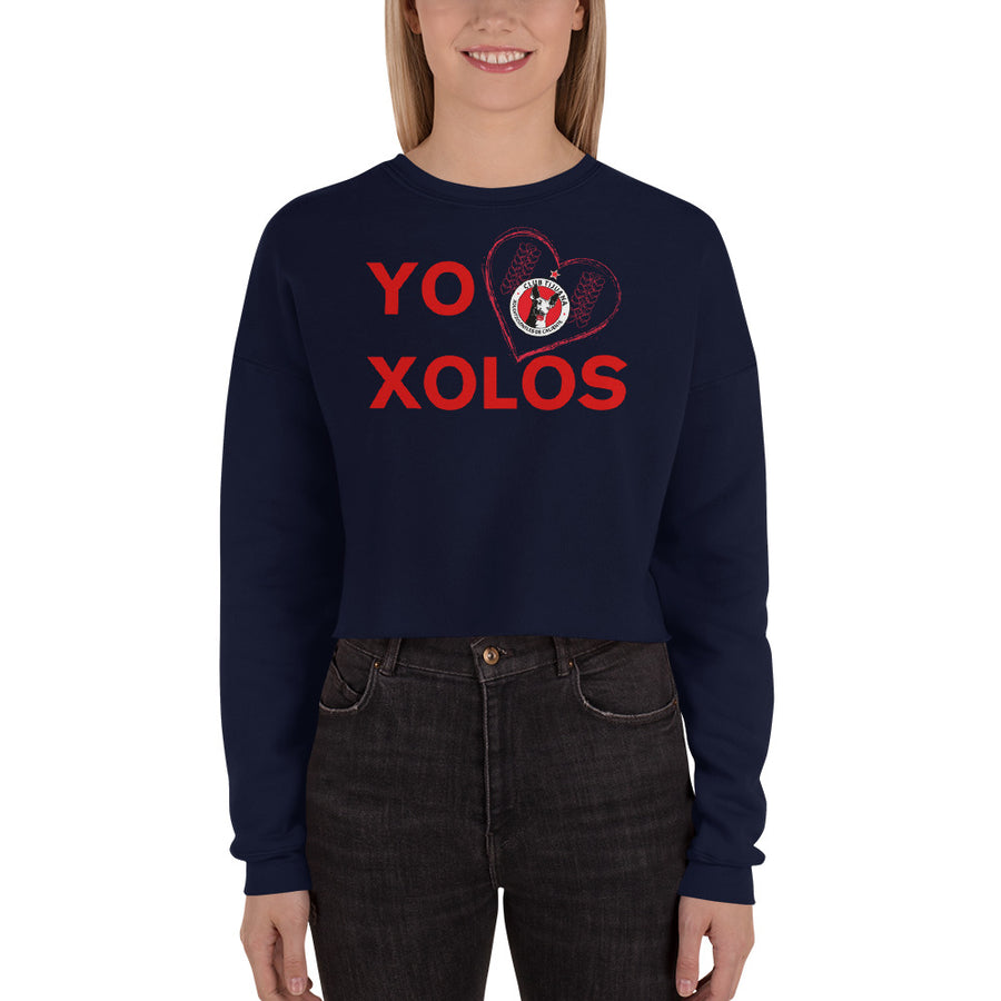YO (heart) XOLOS - Crop Sweatshirt