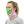 CL HAPPY FACE -  TIE DIYE PINK Neck Gaiter