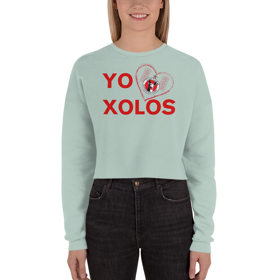 YO (heart) XOLOS - Crop Sweatshirt