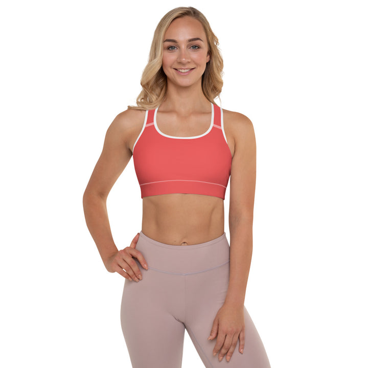 e by gg stripe - Padded Sports Bra