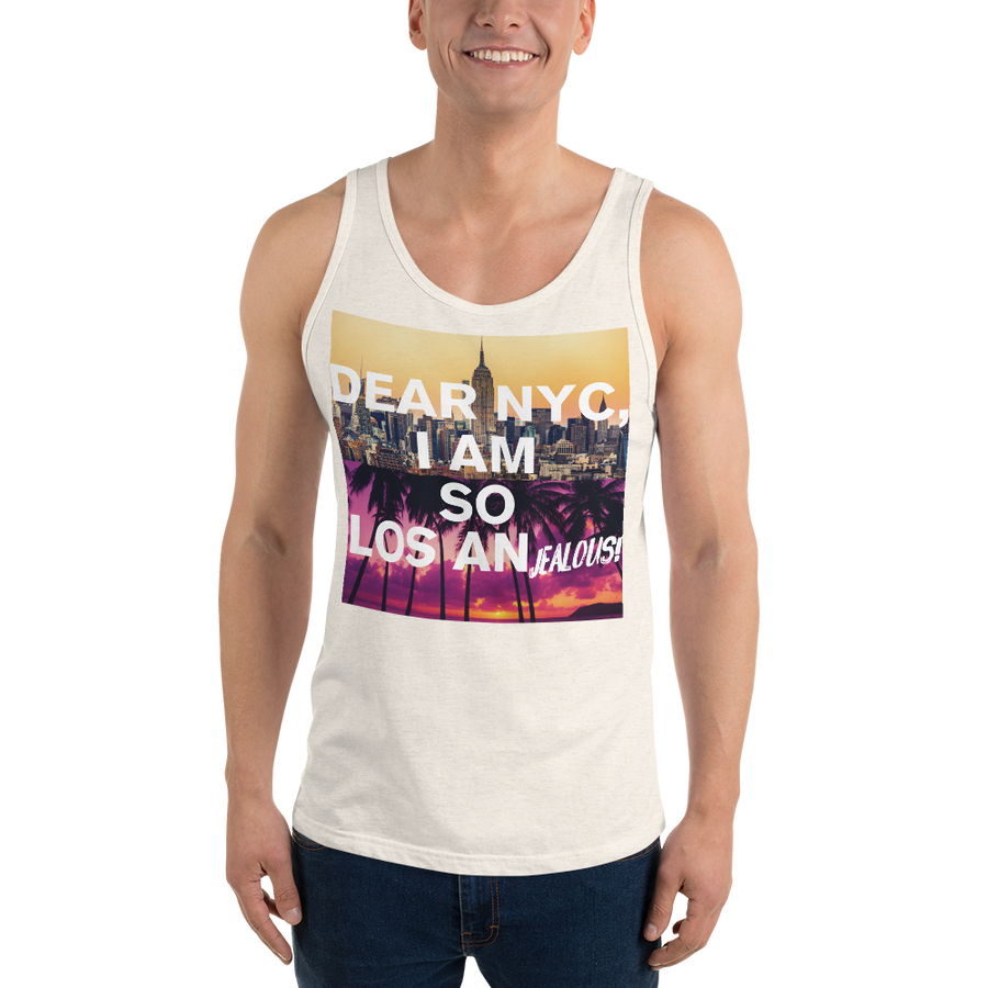 Dear NYC I am so Los AnJealous- Unisex Tank Top
