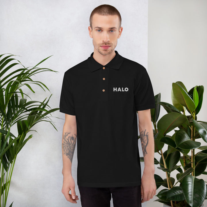 HALO- Embroidered Polo Shirt