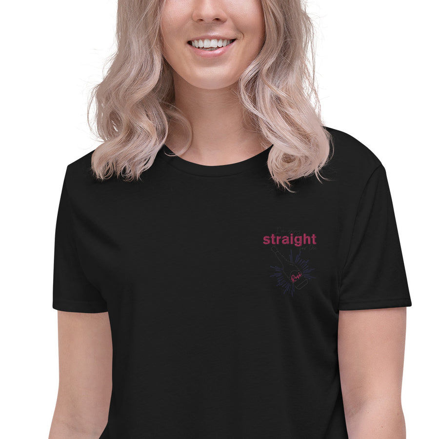 straight for the rose - Crop Tee