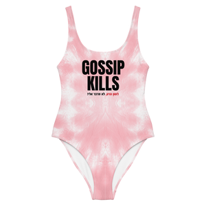 GOSSIP KILLS - Pink Tie Dye One-Piece Swimsuit