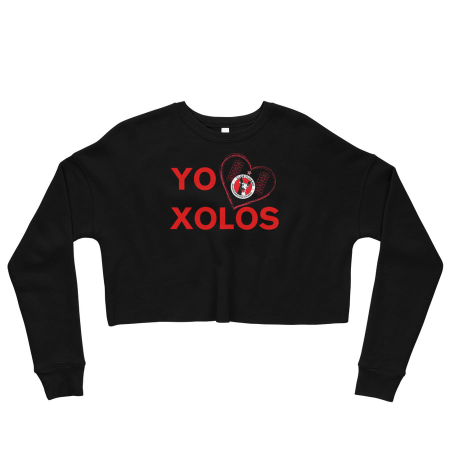 YO (heart) XOLOS - Crop Sweatshirt