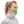CL HAPPY FACE -  TIE DIYE PINK Neck Gaiter