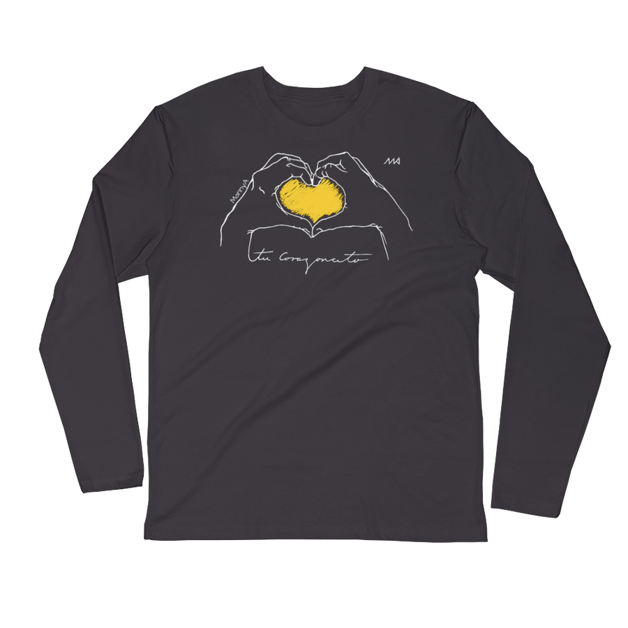 Tu corazoncito - Long Sleeve Fitted Crew