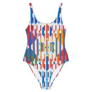 Lashon Hara - Ode to Yaacov Agam - One-Piece Swimsuit