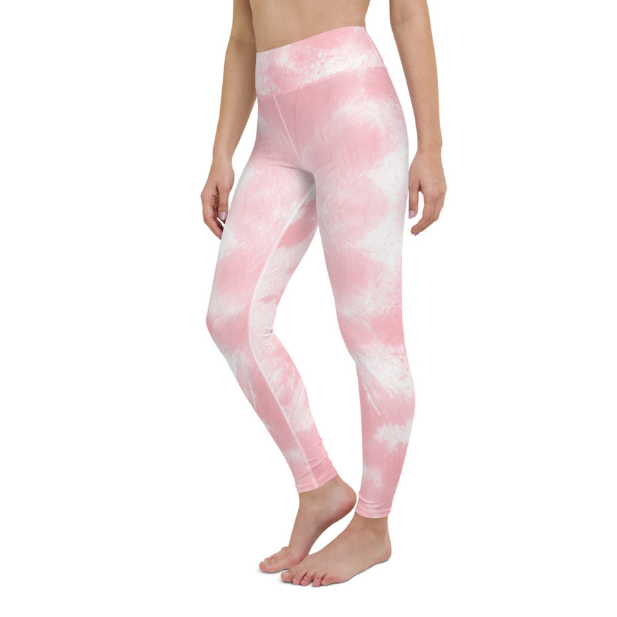 pink tie dye - Yoga Leggings