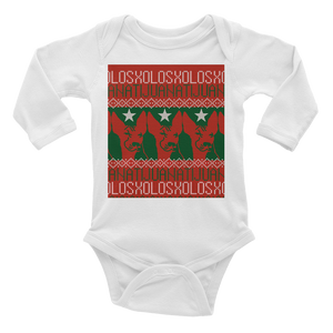 XOLOS XMAS RUDOLF - Infant Long Sleeve Bodysuit