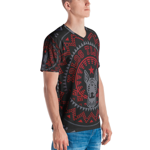 XOLOS XMAS PERRA NEGRA - Men's V-neck T-shirt